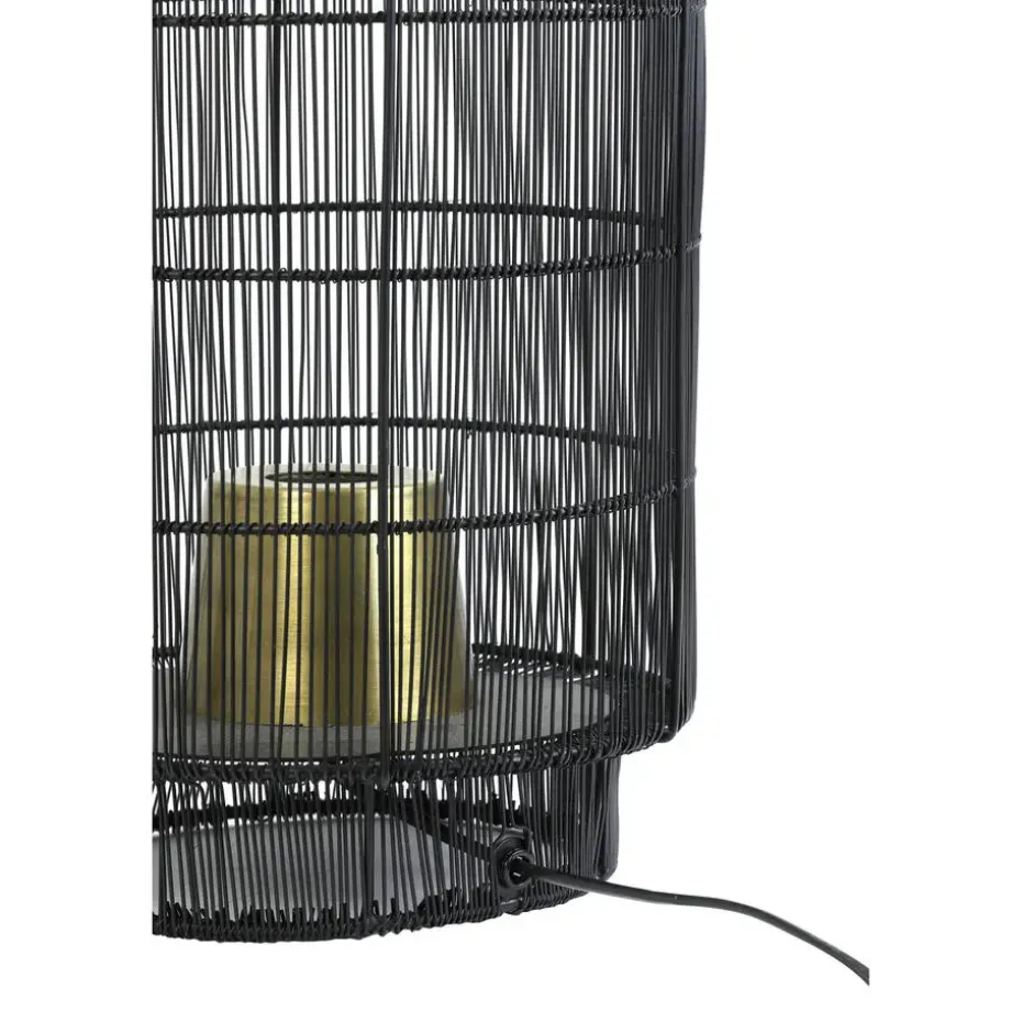 Tafellamp/Lantaarn GRUARO - Draad Zwart-Antiek-Brons