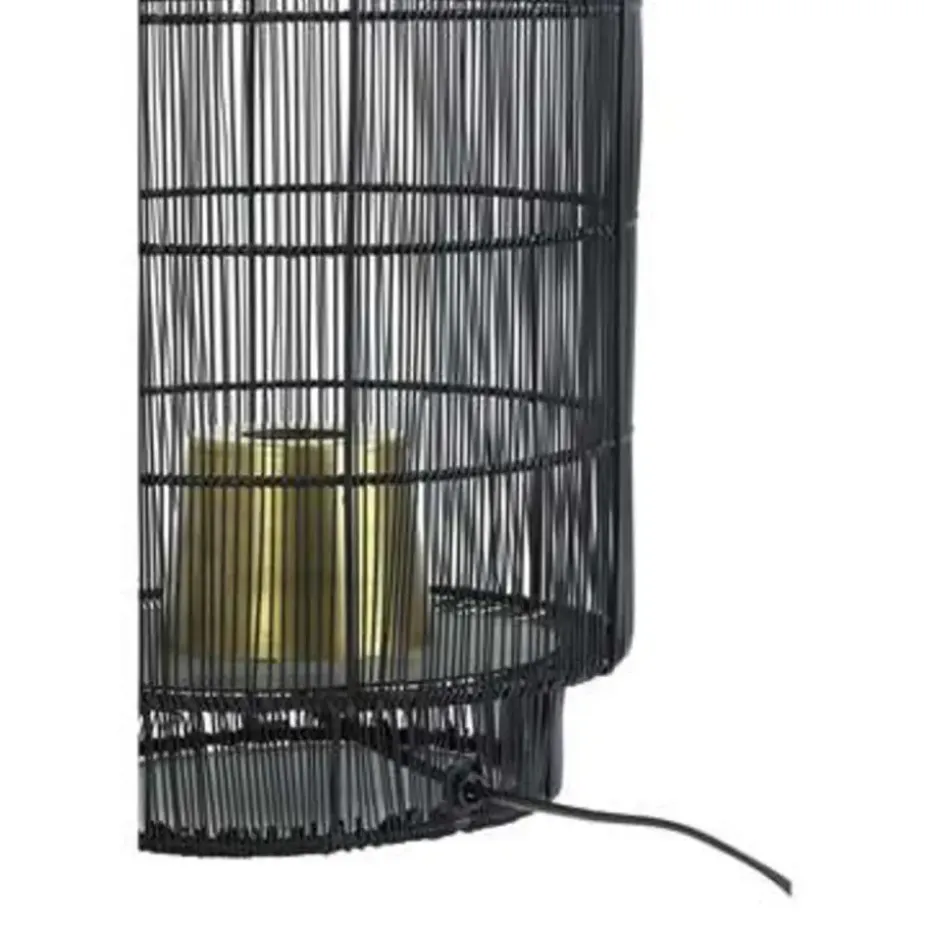 Tafellamp/Lantaarn GRUARO - Draad Zwart-Antiek-Brons