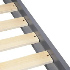 TALMONTIERS - Onderschuifbed - Grijs - 90 x 200 cm - Grenenhout