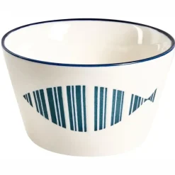 TAMARIND - 16-delige serviesset - Wit/Blauw - Porselein