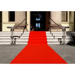 Tapijt loper Dakar - Breedte 200 cm - 5 mm dik - Rood