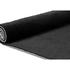 Tapijt loper Dakar - Breedte 100 cm - 5 mm dik - Zwart