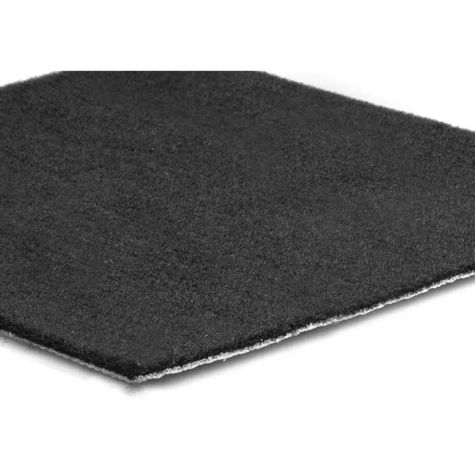 Tapijt loper Dakar - Breedte 200 cm - 5 mm dik - Zwart