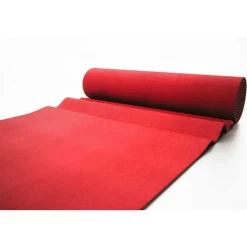 Tapijt loper Torrance - Breedte 100 cm - 2 mm dik - Rood
