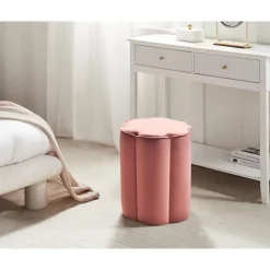 TAPPEN - Poef - Roze - Fluweel