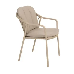 Taste by 4 Seasons Manitoba stapelbare tuinstoel - latte