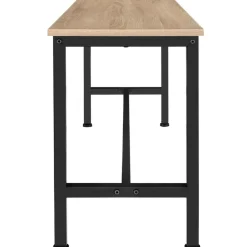 tectake 2 Zitbanken Fairfield, Industrieel Licht Hout, Eiken Sonoma