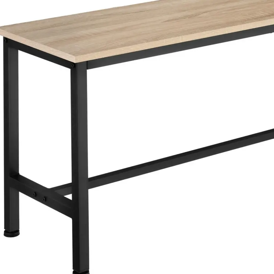 tectake 2 Zitbanken Fairfield, Industrieel Licht Hout, Eiken Sonoma