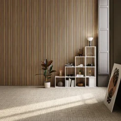 tectake Akoestische panelen Sonic Wall houtlook, Eiken