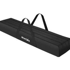 tectake Aluminium campingtafel Tina opvrouwbaar in hoogte verstelbaar , Zilver