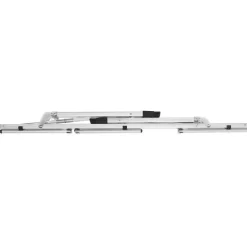 tectake Aluminium klaptafel Bastiaan in hoogte verstelbaar , Zilver