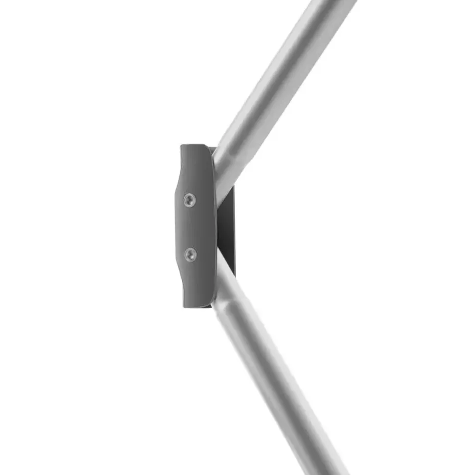 tectake Aluminium klaptafel Bastiaan in hoogte verstelbaar , Zilver