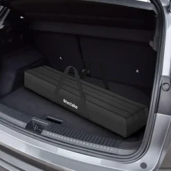 tectake Aluminium klaptafel Bastiaan in hoogte verstelbaar , Zwart