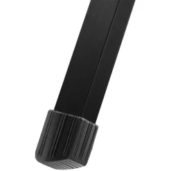 tectake Aluminium klaptafel Bastiaan in hoogte verstelbaar , Zwart