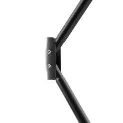 tectake Aluminium klaptafel Bastiaan in hoogte verstelbaar , Zwart