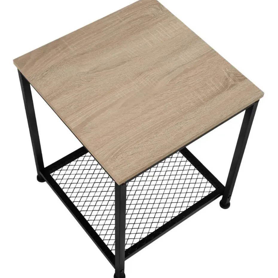 tectake Bijzettafel Derby 45,5x45,5x55,5cm