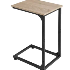 tectake Bijzettafel Erie 40x30x63cm, Industrieel Licht Hout, Eiken Sonoma