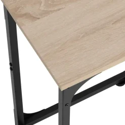 tectake Bijzettafel Erie 40x30x63cm, Industrieel Licht Hout, Eiken Sonoma