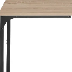 tectake Bijzettafel Erie 40x30x63cm, Industrieel Licht Hout, Eiken Sonoma