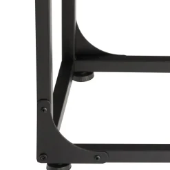 tectake Bijzettafel Erie 40x30x63cm, Industrieel Hout Donker, Rustiek