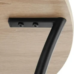 tectake Bijzettafel Saint Louis, Industrieel Licht Hout, Eiken Sonoma