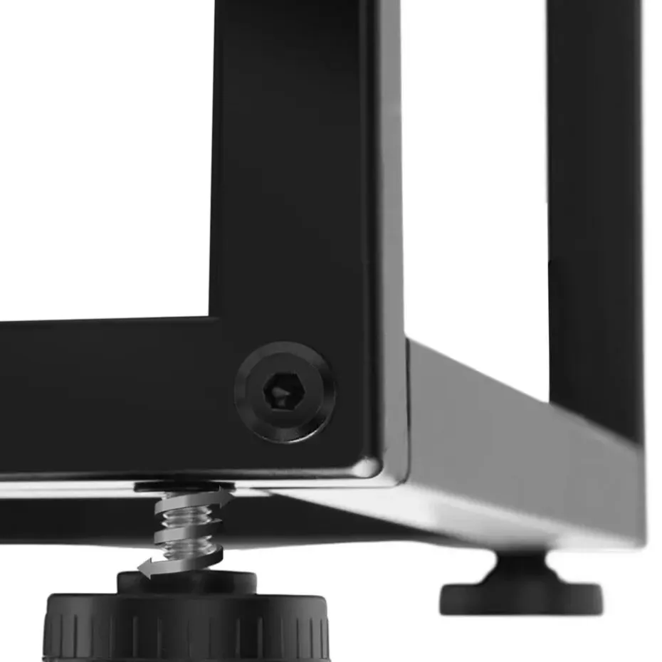 tectake Bijzettafel Wigan 55x36,5x60cm, Industrieel Hout Donker, Rustiek