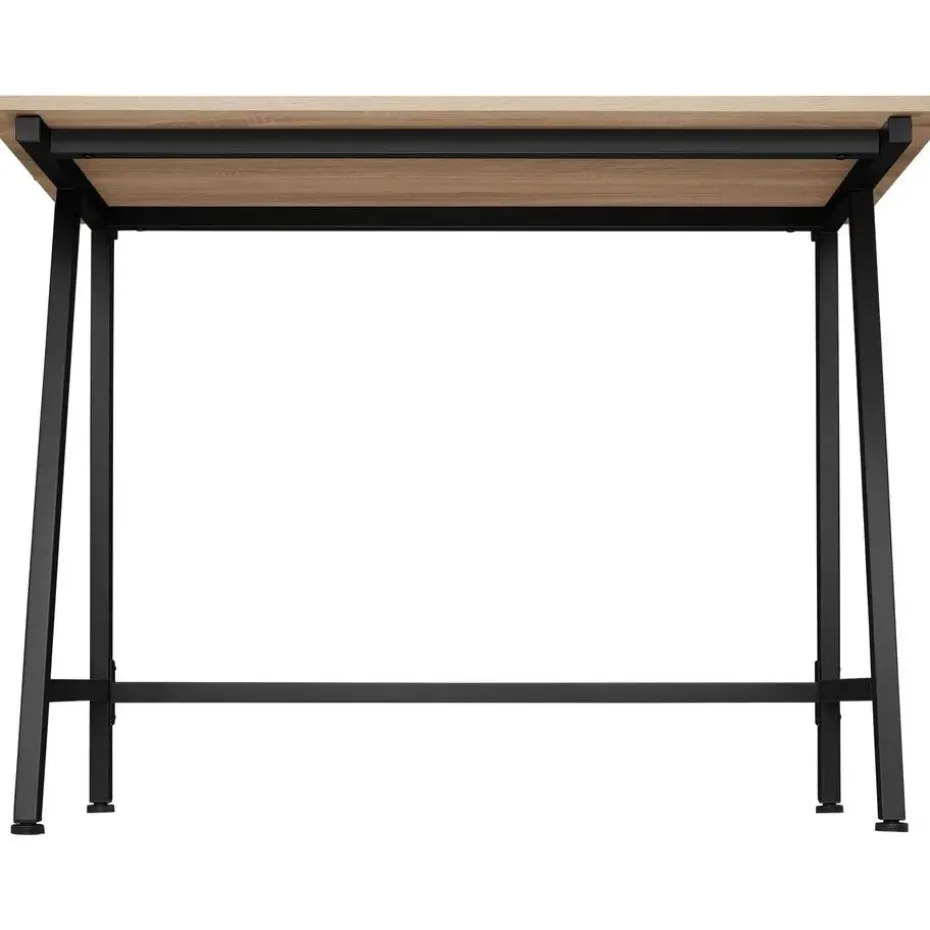 tectake Bureau Newton 100x50x77cm, Industrieel Licht Hout, Eiken Sonoma