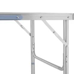 tectake Campingtafel opvouwbaar van aluminium 75x55x68cm, Grijs