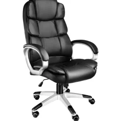 tectake Directiebureaustoel Jonas, Zwart