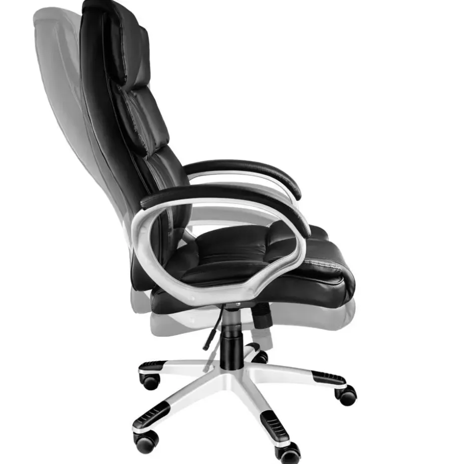 tectake Directiebureaustoel Jonas, Zwart