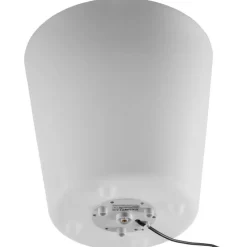 tectake Flessenkoeler Luminous Curve Cooler, LED, met afstandsbediening, Wit