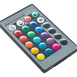 tectake Flessenkoeler Luminous Curve Cooler, LED, met afstandsbediening, Wit