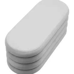 tectake Gestoffeerde zitbank Altu met veel opbergruimte, Fluweellook Grijs