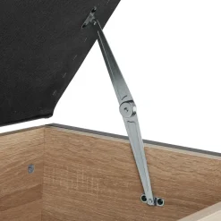 tectake Gestoffeerde zitkist Calico 81,5x41,5x50,5cm