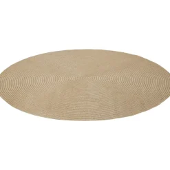 tectake® Geweven vloerkleed Vibe van jute- en kunststofvezels Ø 160 cm