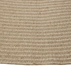 tectake® Geweven vloerkleed Vibe van jute- en kunststofvezels Ø 160 cm