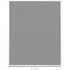 tectake Insectenwerend rolgordijn - 110 x 160 cm - Wit