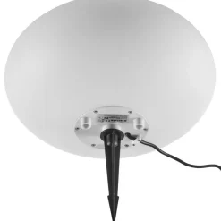 tectake Kogellamp Luminous Eye, LED, met afstandsbediening, Wit