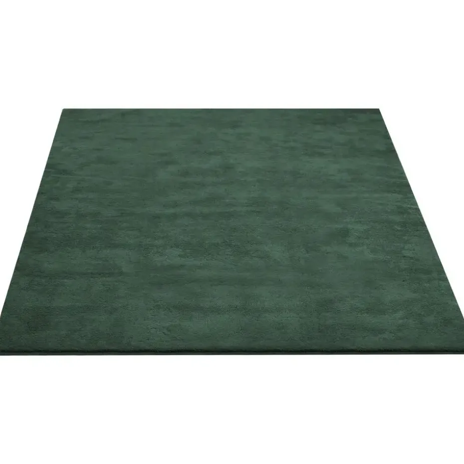 tectake® Kortpolig vloerkleed Soft Zone 140 x 200 cm - Groen