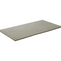 tectake® Kortpolig vloerkleed Soft Zone 60 x 110 cm - Zandkleur