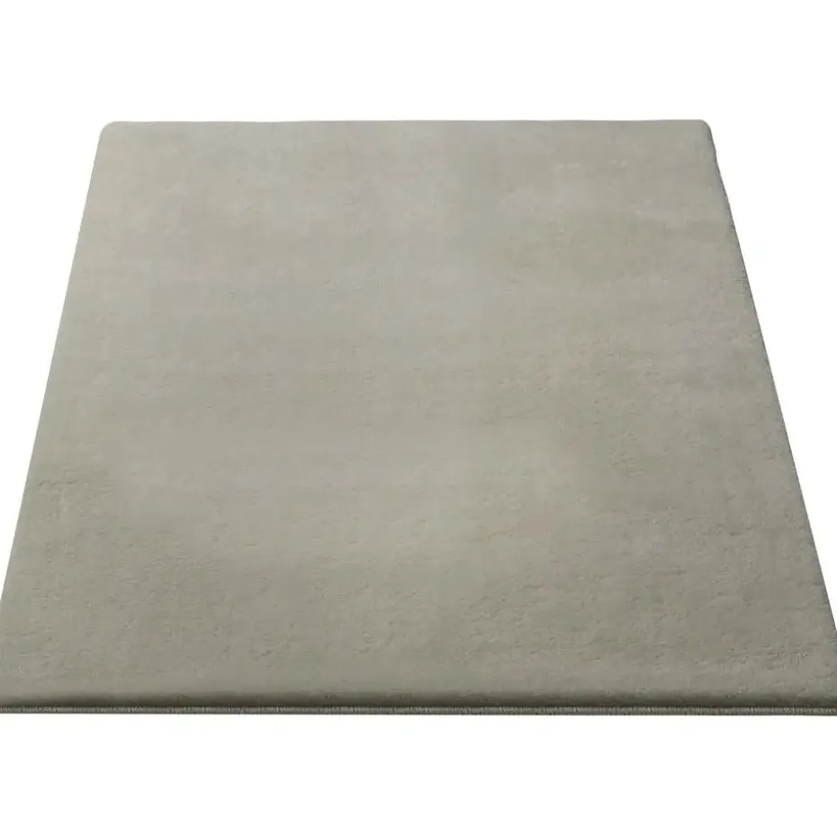 tectake® Kortpolig vloerkleed Soft Zone 60 x 110 cm - Zandkleur