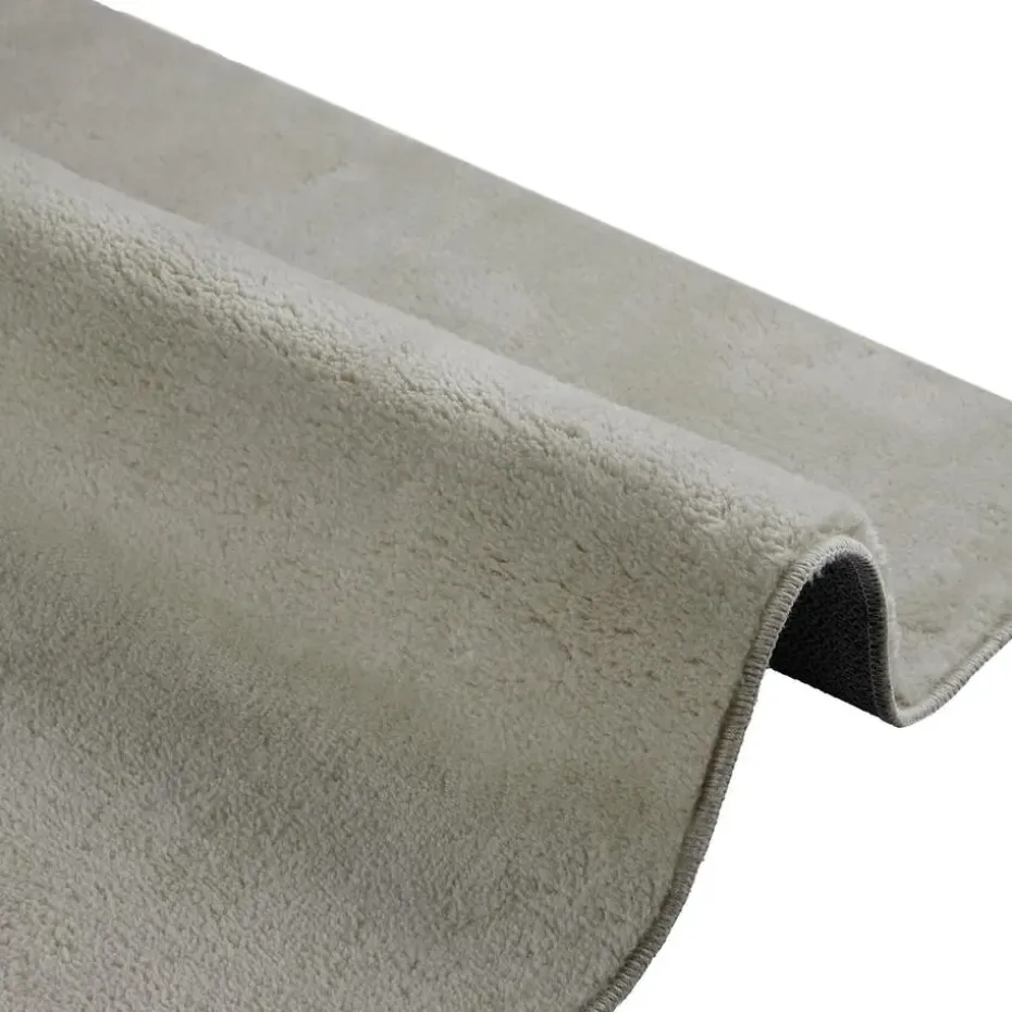 tectake® Kortpolig vloerkleed Soft Zone 60 x 110 cm - Zandkleur