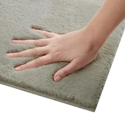 tectake® Kortpolig vloerkleed Soft Zone 200 x 290 cm - Zandkleur