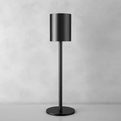 tectake Moderne tafellamp Corly, LED, 7 lichtkleuren, dimbaar, Zwart