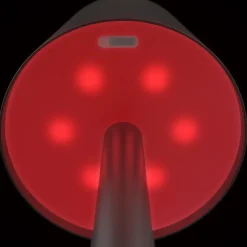 tectake Moderne tafellamp Corly, LED, 7 lichtkleuren, dimbaar, Zwart