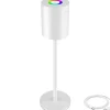 tectake Moderne tafellamp Corly, LED, 7 lichtkleuren, dimbaar, Wit
