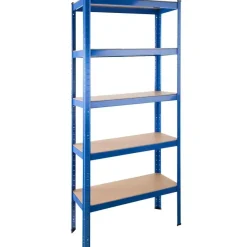 tectake Opslagrek 5 niveaus, Blauw