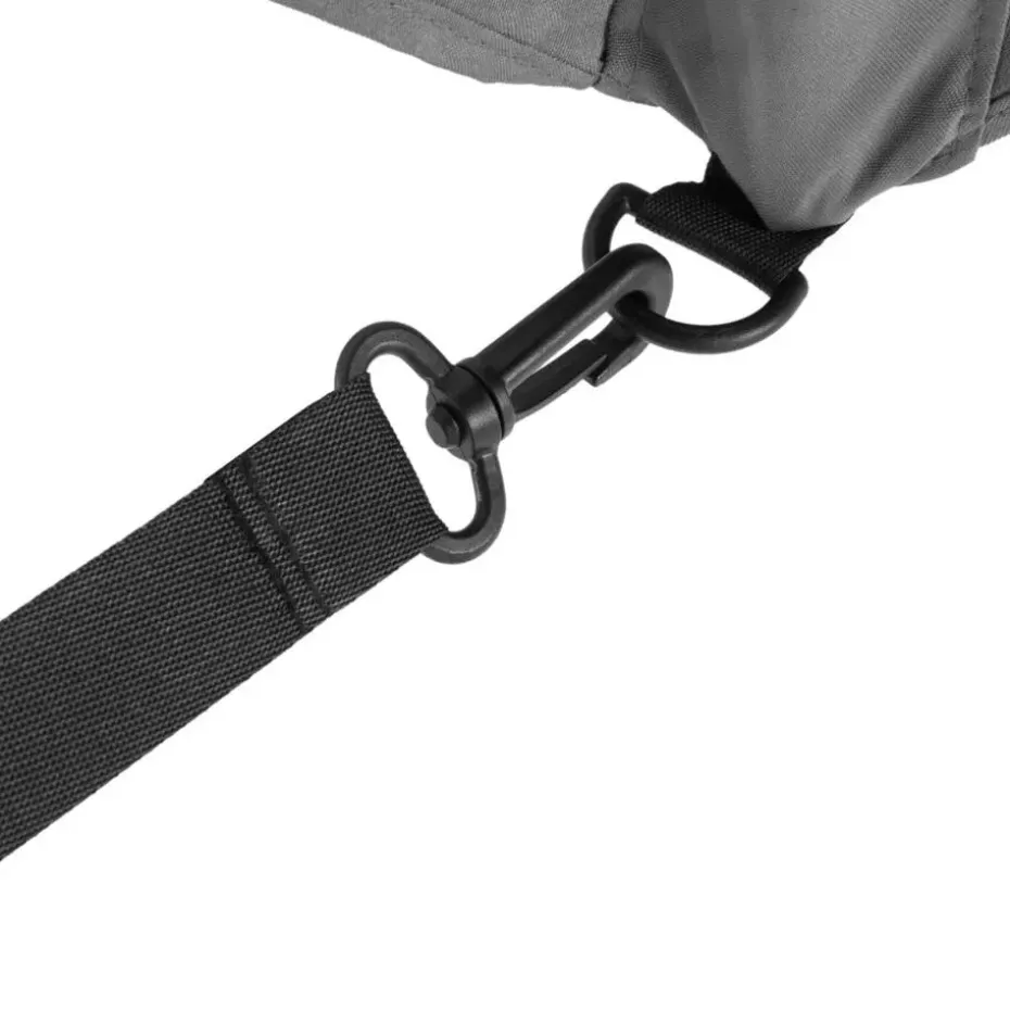 tectake Parasol Apollon met slinger 2,5 x 2,5 m, Lichtgrijs