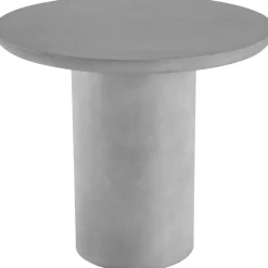 tectake Ronde tuintafel Talmi, voor binnen & buiten, 86,5x75,5cm, Betongrijs