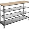 tectake Schoenenrek Portsmouth 100x30,5x72,5cm